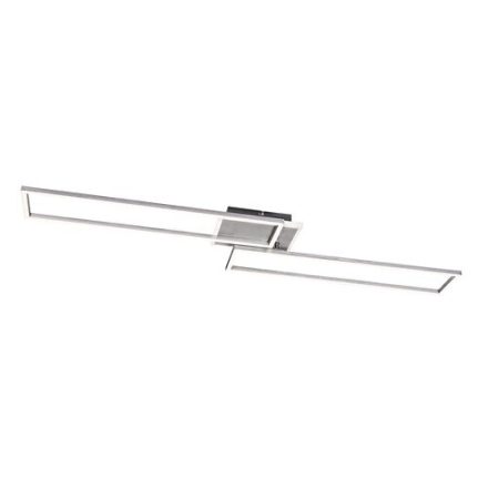 Rábalux Benedick ezüst/ súrolt alumínium mennyezeti LED lámpa távirányítóval (71015)