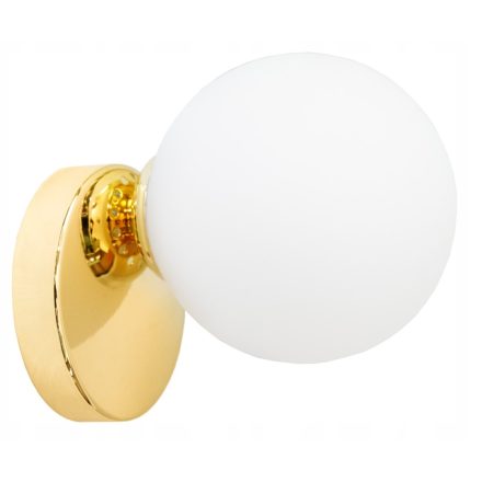 Glimex LISZ Gold gömb golyó alakú fali lámpa 1xE27 GLIS0075