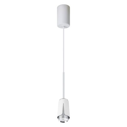 Fehér-króm függőlámpa Milagro White Chrome (ML0275) 1xGU10