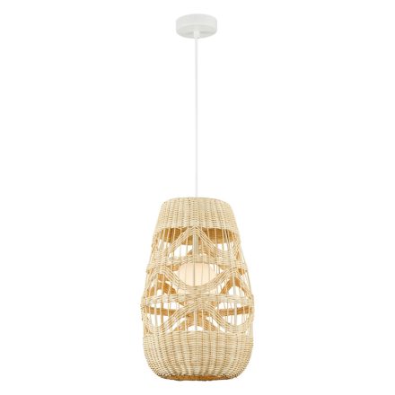 Rattan Natural állítható exkluzív függőlámpa 250mm (ML0352) 1xG9