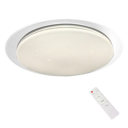 Távirányítós mennyezeti LED lámpa Ø40cm csillogó effekttel - Milagro Ontario 24W 3000-6000K 1800lm (ML7134)