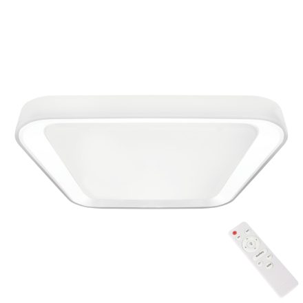 Milagro Quadro White 66W LED távirányítós mennyezeti lámpa távirányítóval 3000-6000K 4120lm (ML7931)