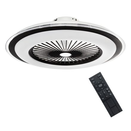 Ventilátoros mennyezeti LED lámpa távirányítóval 48W 3000-6000K (ML8339)