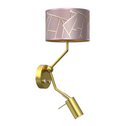 Milagro Ziggy mályva fali lámpa (MLP7584) finom elegancia kimagasló minőség
